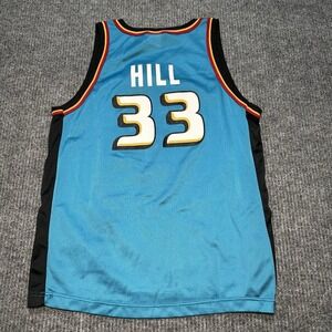 Vintage Champion NBA Jersey Grant Hill #33 Detroit Pistons‎ Youth Size XL